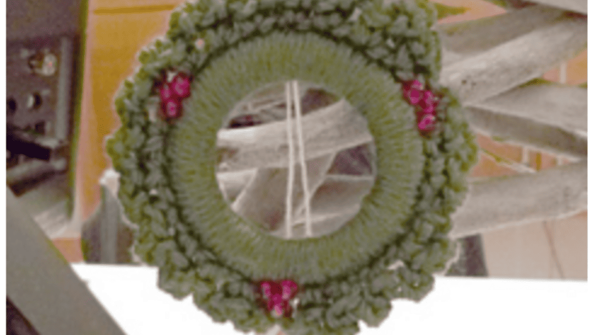 10 Easy Crochet Christmas Wreath Ornament Patterns Fun Crochet Patterns