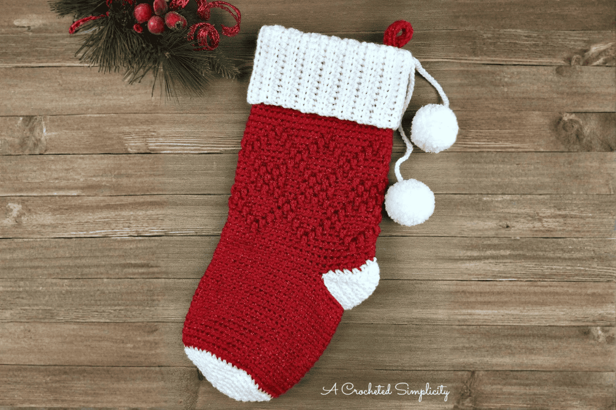 Easy & Free Crochet Christmas Stocking Pattern Ideas - Fun Crochet Patterns