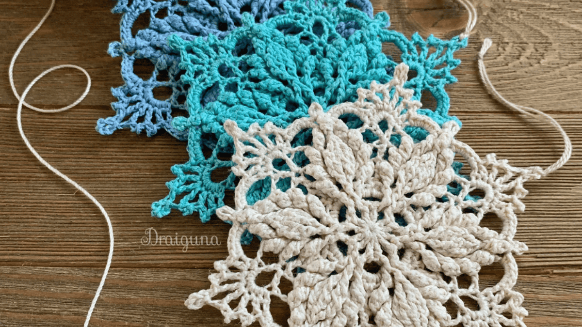 10 Easy Crochet Snowflake Patterns For Your Christmas Tree Fun