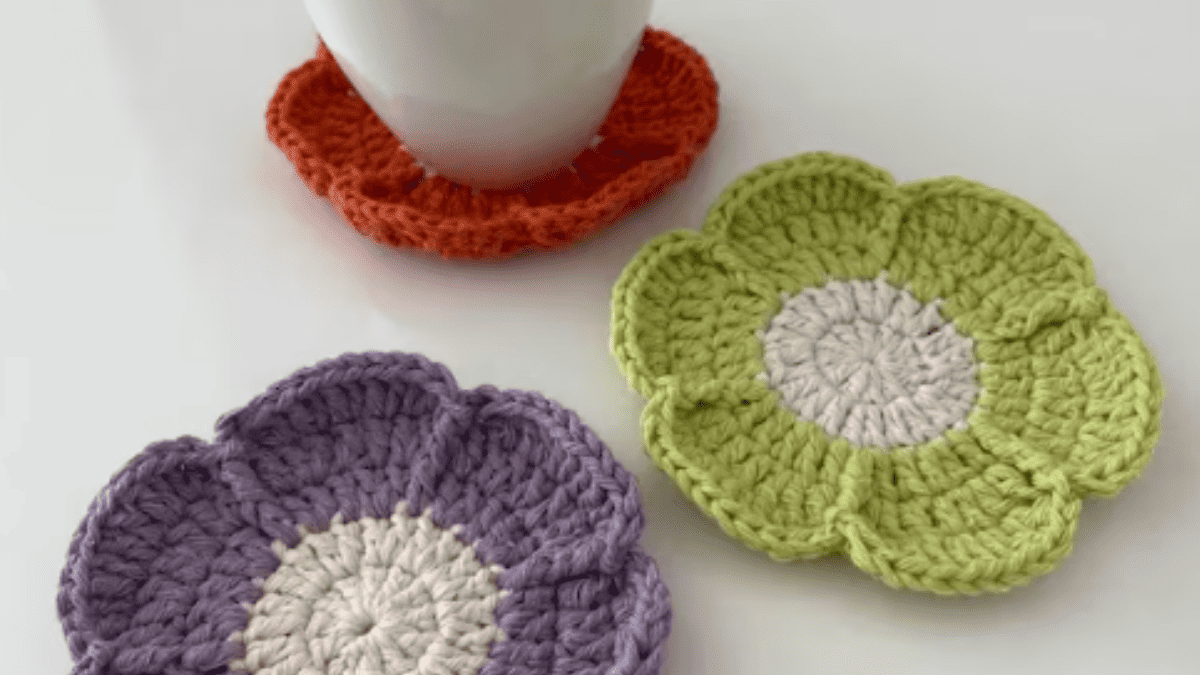 13 Easy Crochet Coasters Patterns: Great For Beginners - Fun Crochet ...