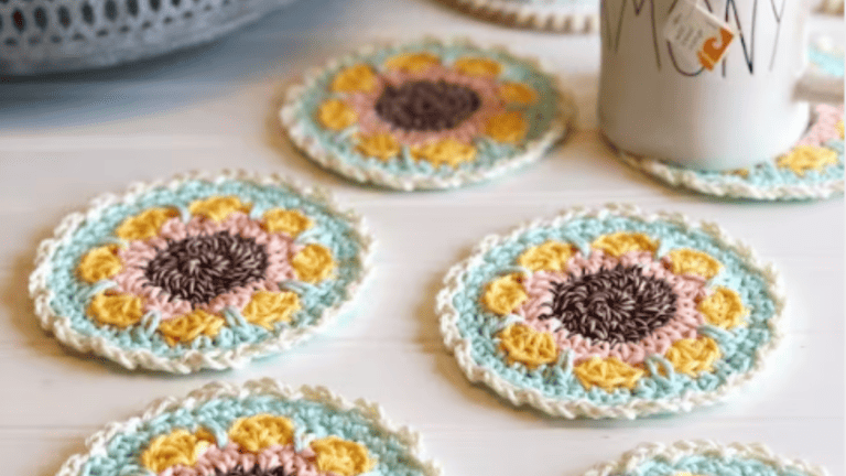 11 Easy and Fun Crochet Coaster Patterns To Make