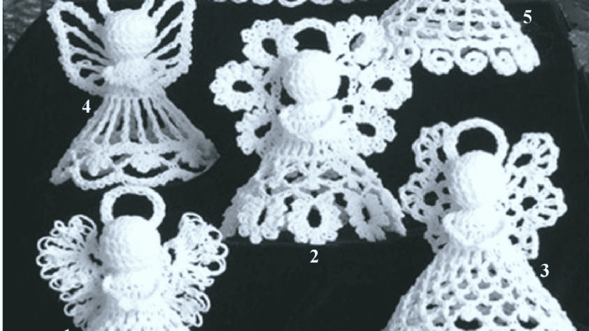 11 Easy Crochet Angel Ornaments Pattern - Fun Crochet Patterns