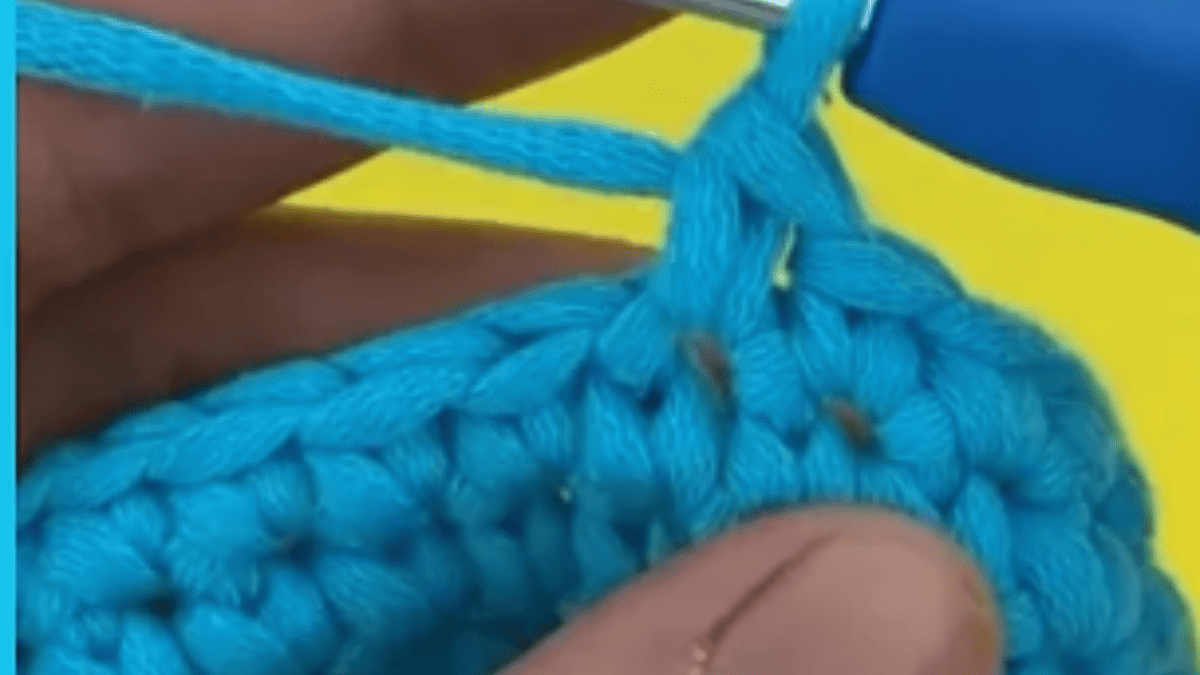 single crochet stitch