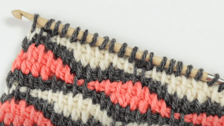 10 Tunisian Crochet Stitches With Video Tutorials