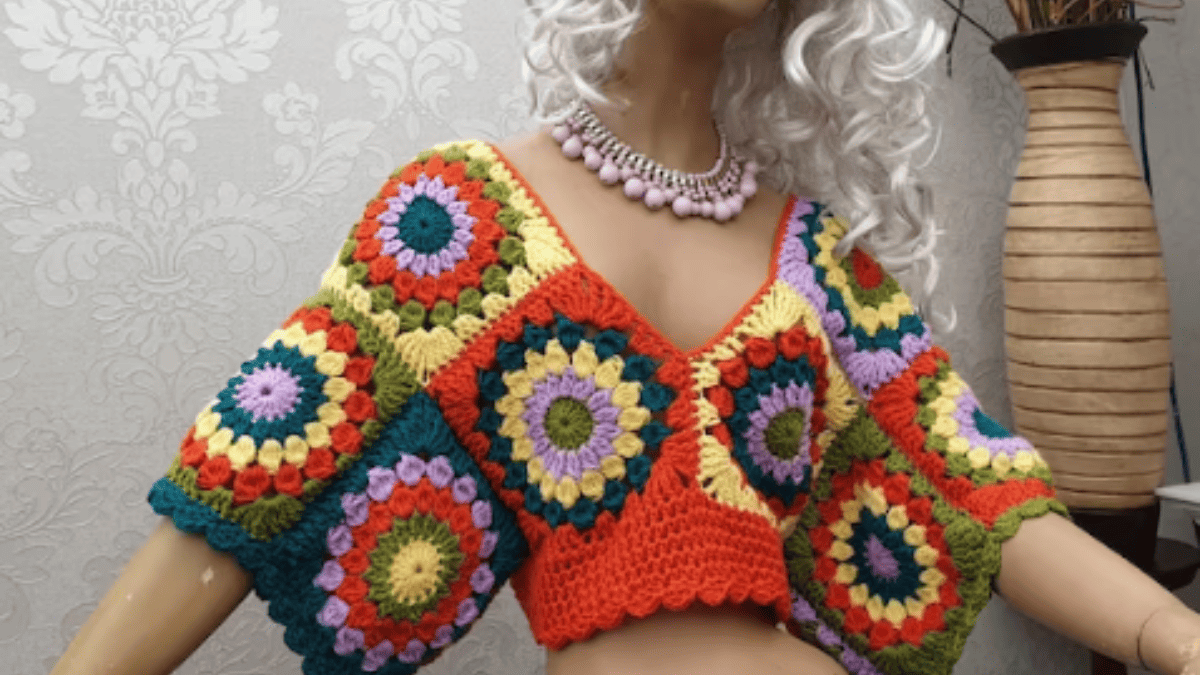Crochet Granny Square Tops
