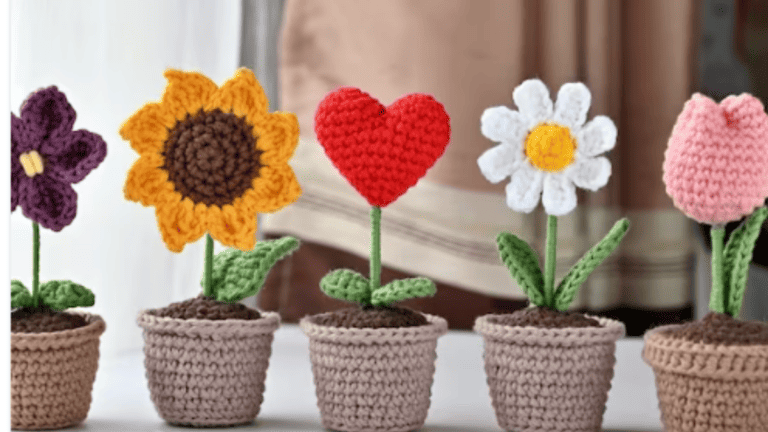 13 Stunning Crochet Patterns Of Flowers