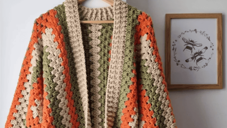 9 Crochet Granny Square Cardigan Pattern Ideas
