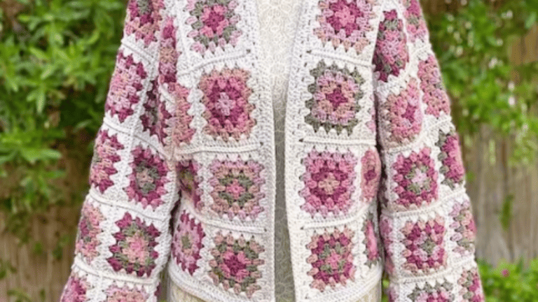 10 Beautiful Crochet Granny Square Cardigan Patterns
