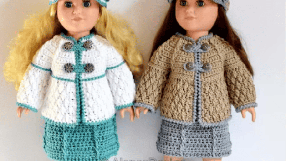 Complete outfit for american girl doll crochet patterns