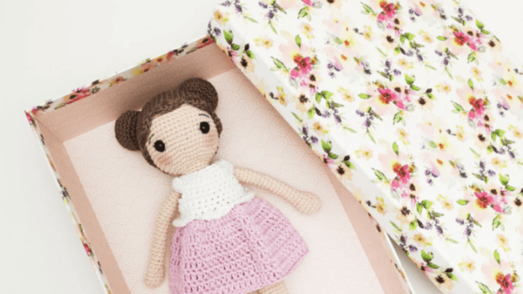 Rosie is a super cute Amigurumi doll free pattern