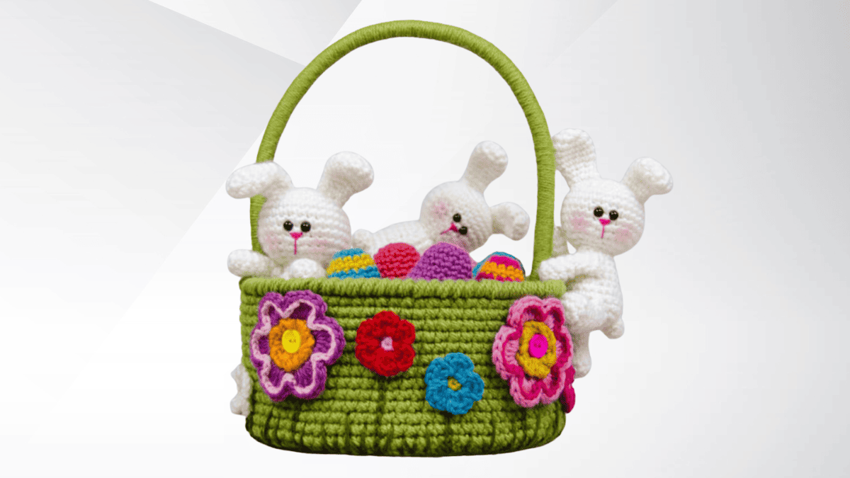 7 Easy Crochet Easter Basket Patterns You Must See. - Fun Crochet Patterns