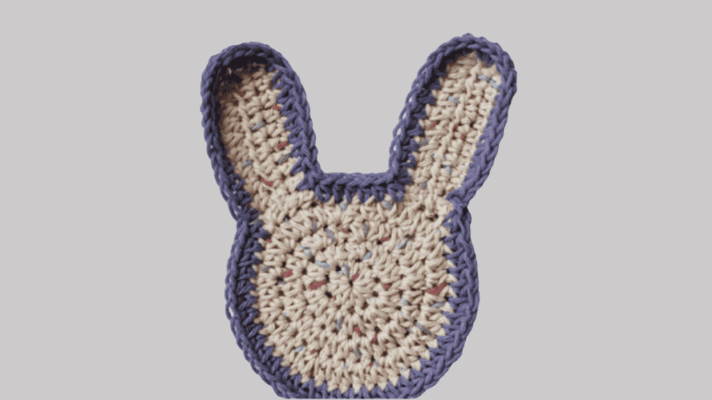 free Easter crochet patterns of Easter bunny that is a washcloth