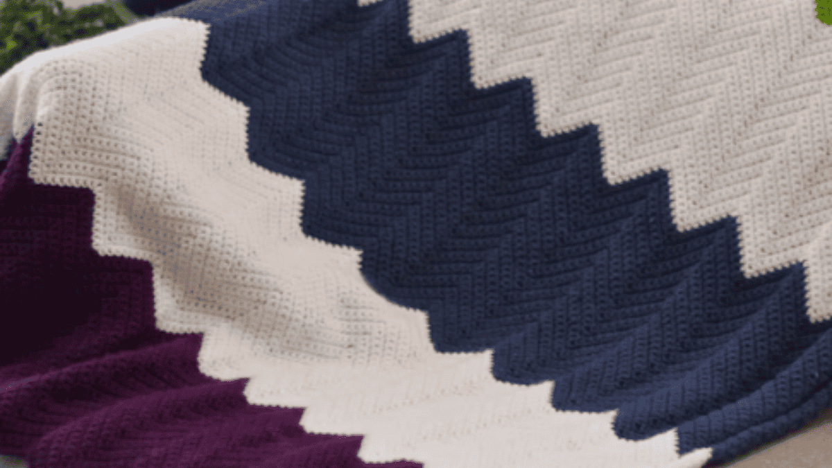 Chevron Crochet Stitch Video And Written Tutorial Fun Crochet Patterns