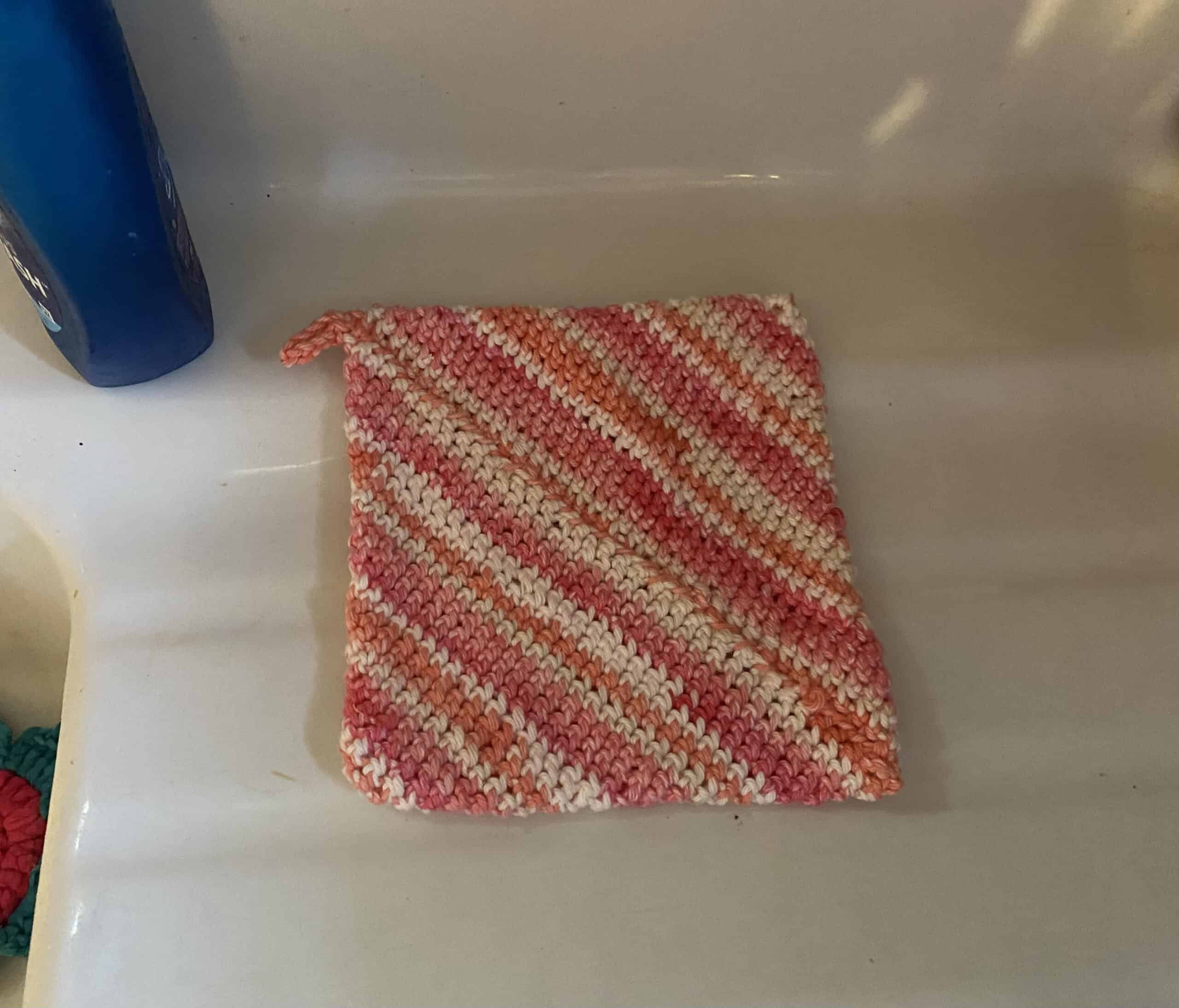 double thick crochet potholder