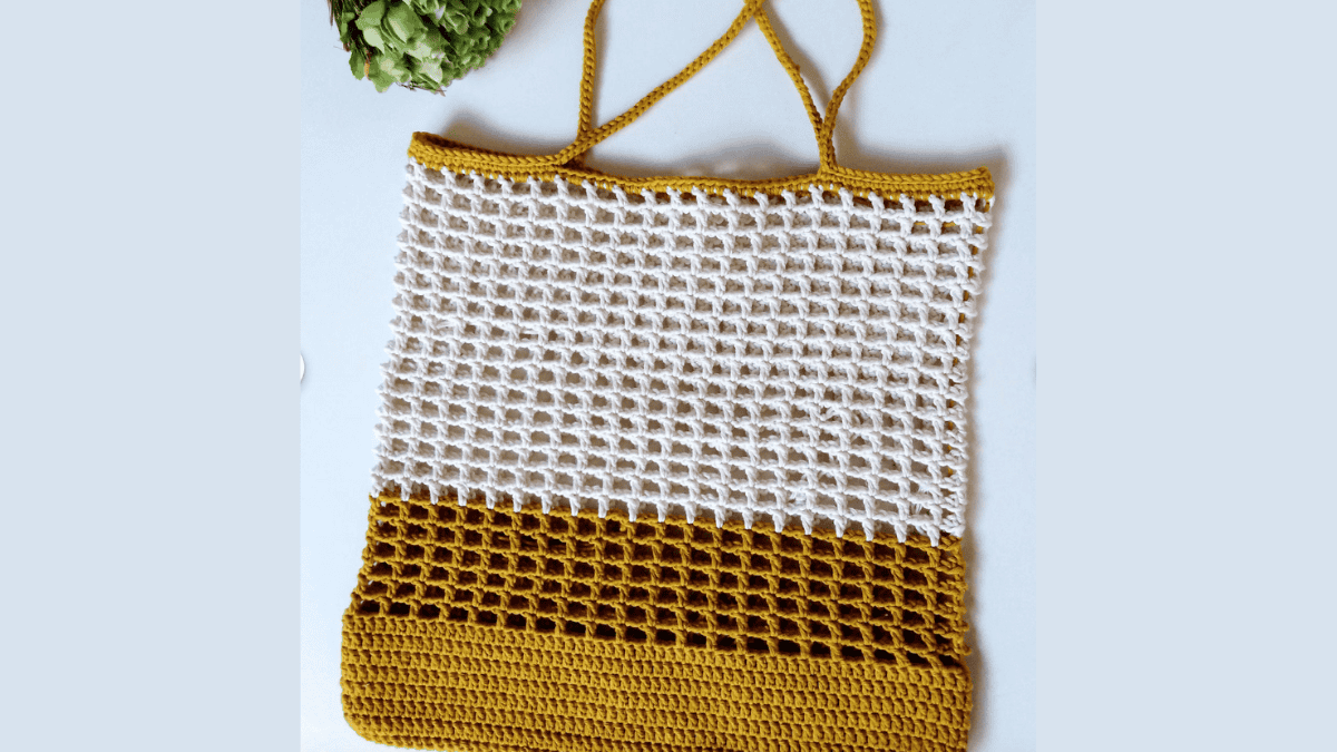 5 Crochet Market Bags Patterns You Will Use Everyday - Fun Crochet Patterns