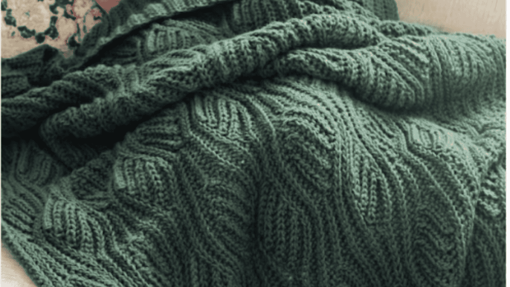 green crochet afghan pattern 