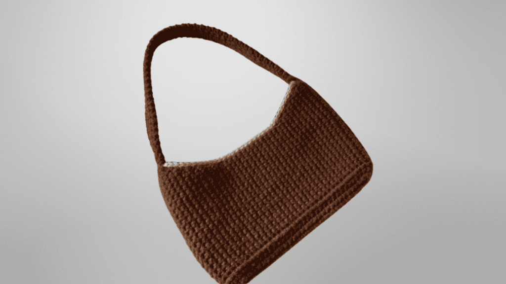 brown shoulder bag