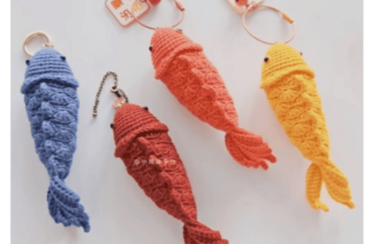 multi colored fish crochet fish patterns
