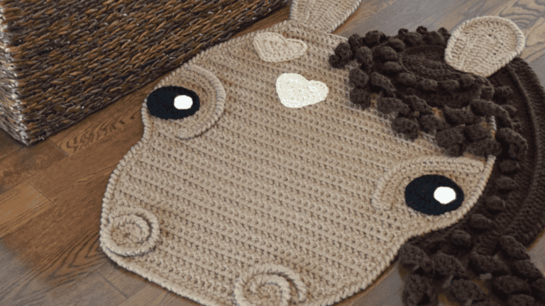 10 Crochet Animal Rug Patterns