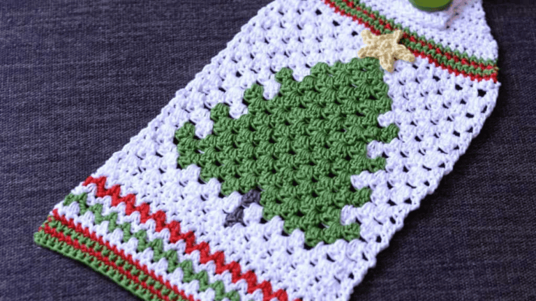 10 Crochet Christmas Towel Patterns