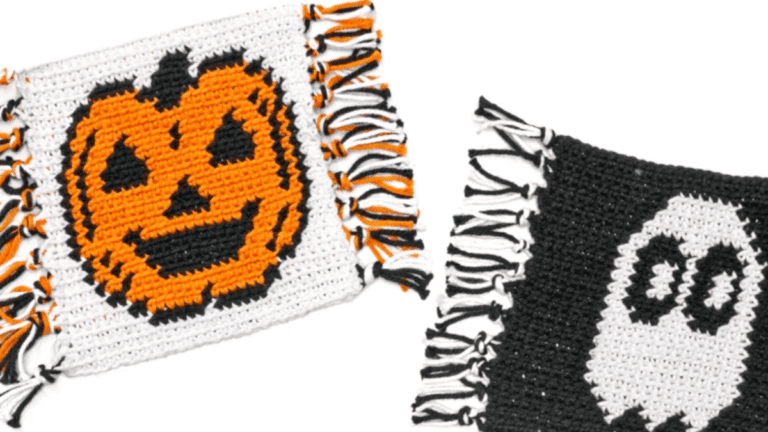 10 Halloween Crochet Coasters