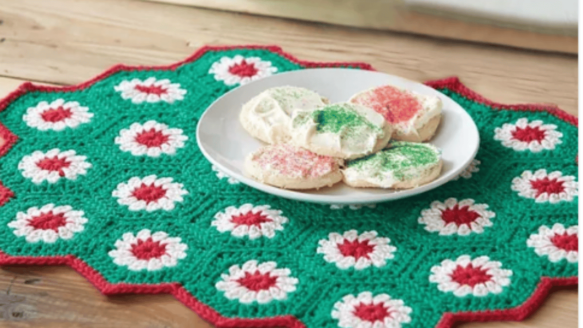 granny square placemat