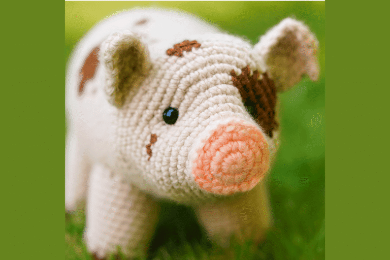 crochet pig pattern