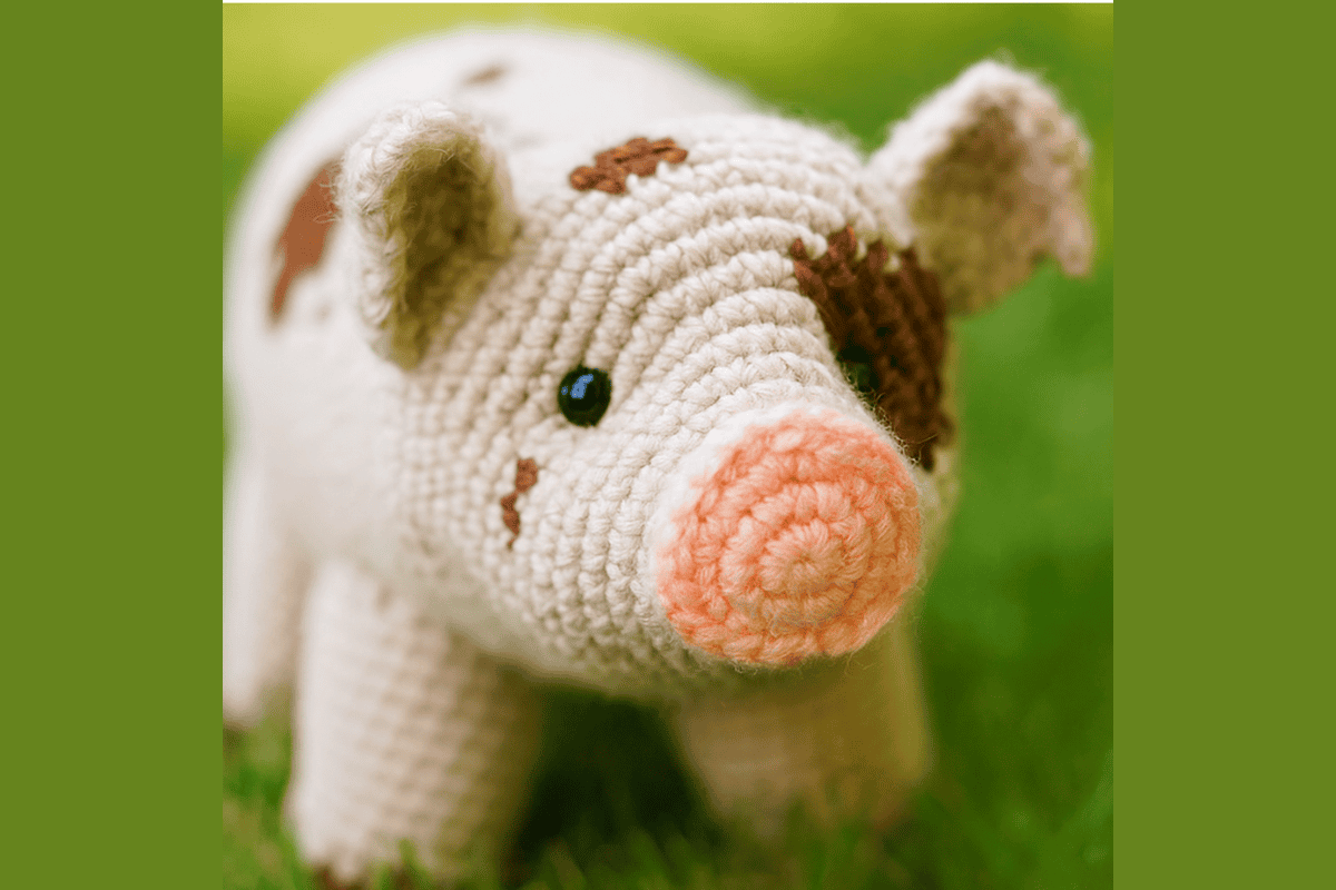crochet pig pattern