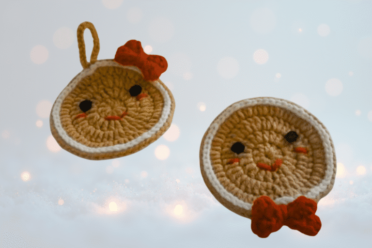 Free crochet gingerbread man pattern