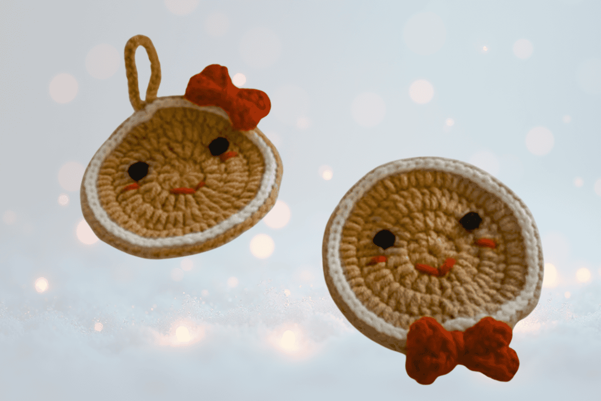 Free crochet gingerbread man pattern