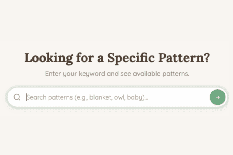 specific crochet patterns