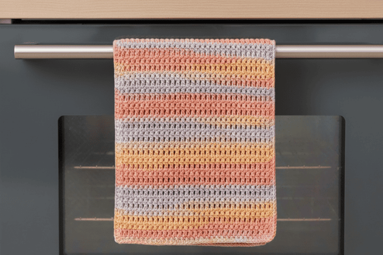easy crochet dishtowel pattern