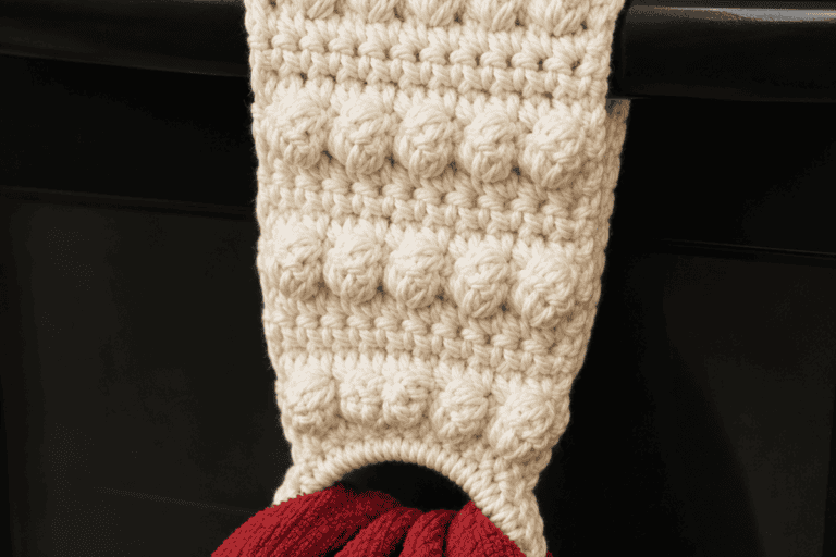 Crochet Towel Holder Pattern