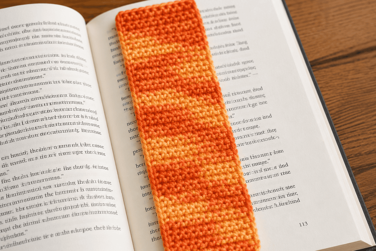 easy crochet bookmark pattern