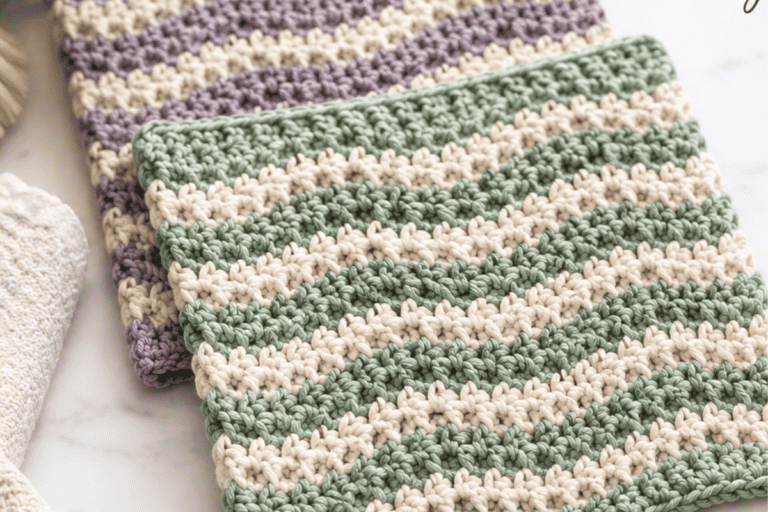 Easy Crochet Dishcloth Pattern