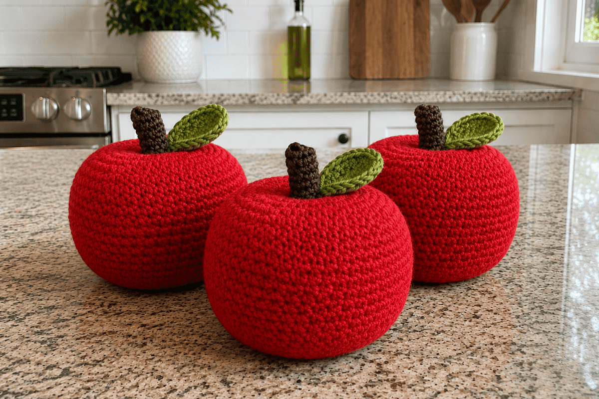 Free Crochet Apple Pattern - Fun Crochet Patterns