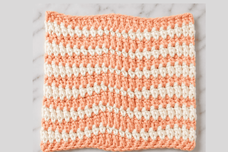 Easy Crochet Dishcloth Pattern