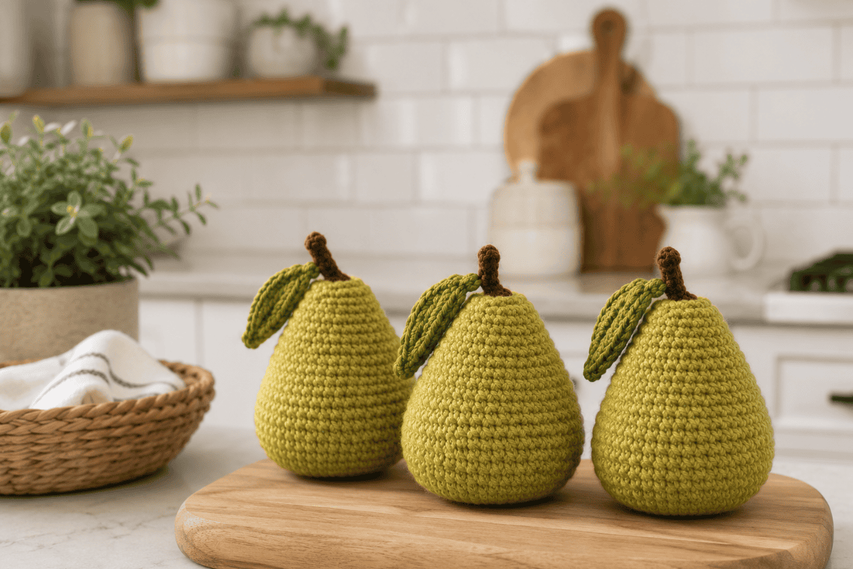 Free Pear Pattern Pear Free Crochet Pattern - Fun Crochet Patterns