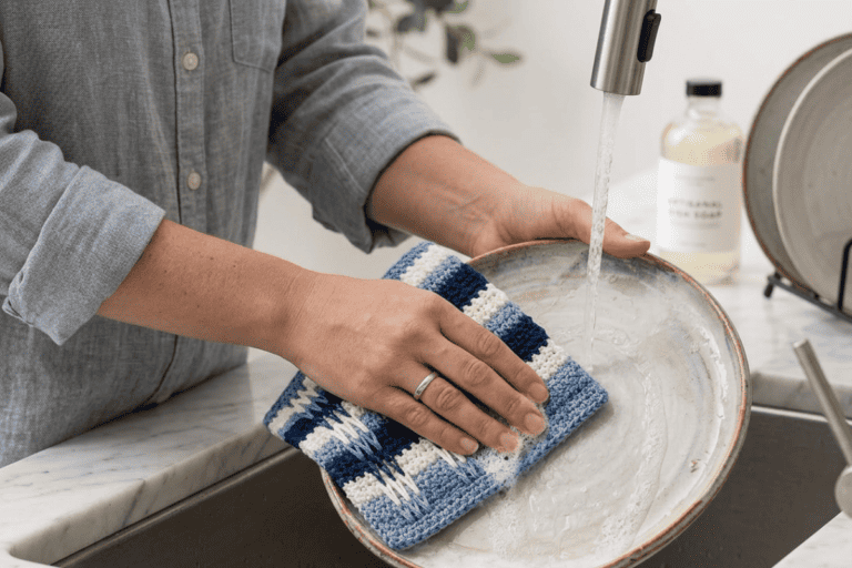unique crochet dishcloth pattern
